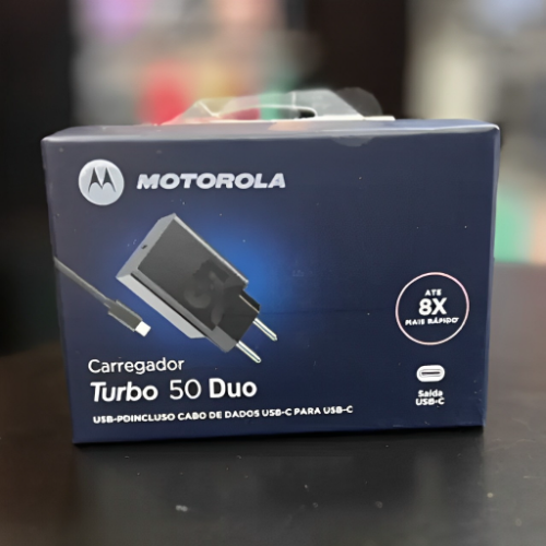 CARREGADOR MOTOROLA 50W TURBO